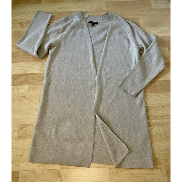 Banana Republic Open Cardigan Size Small Beige Long Sleeves - Picture 3 of 8
